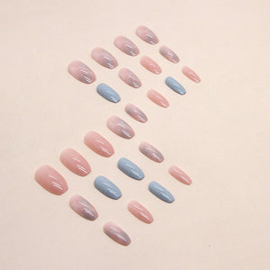 Elegant Minimalist Press-On Nail Set (24pcs) (DESIGN 7431)