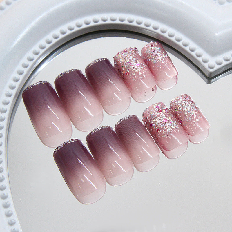 Elegant Minimalist Press-On Nail Set (24pcs) (DESIGN 7355)