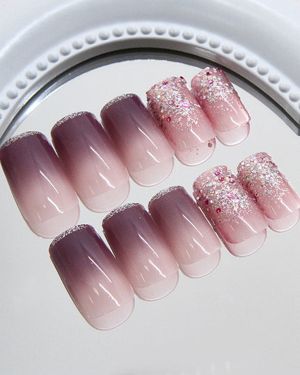 Elegant Minimalist Press-On Nail Set (24pcs) (DESIGN 7355)
