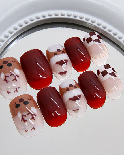 Elegant Minimalist Press-On Nail Set (24pcs) (DESIGN 7400)