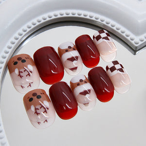 Elegant Minimalist Press-On Nail Set (24pcs) (DESIGN 7400)