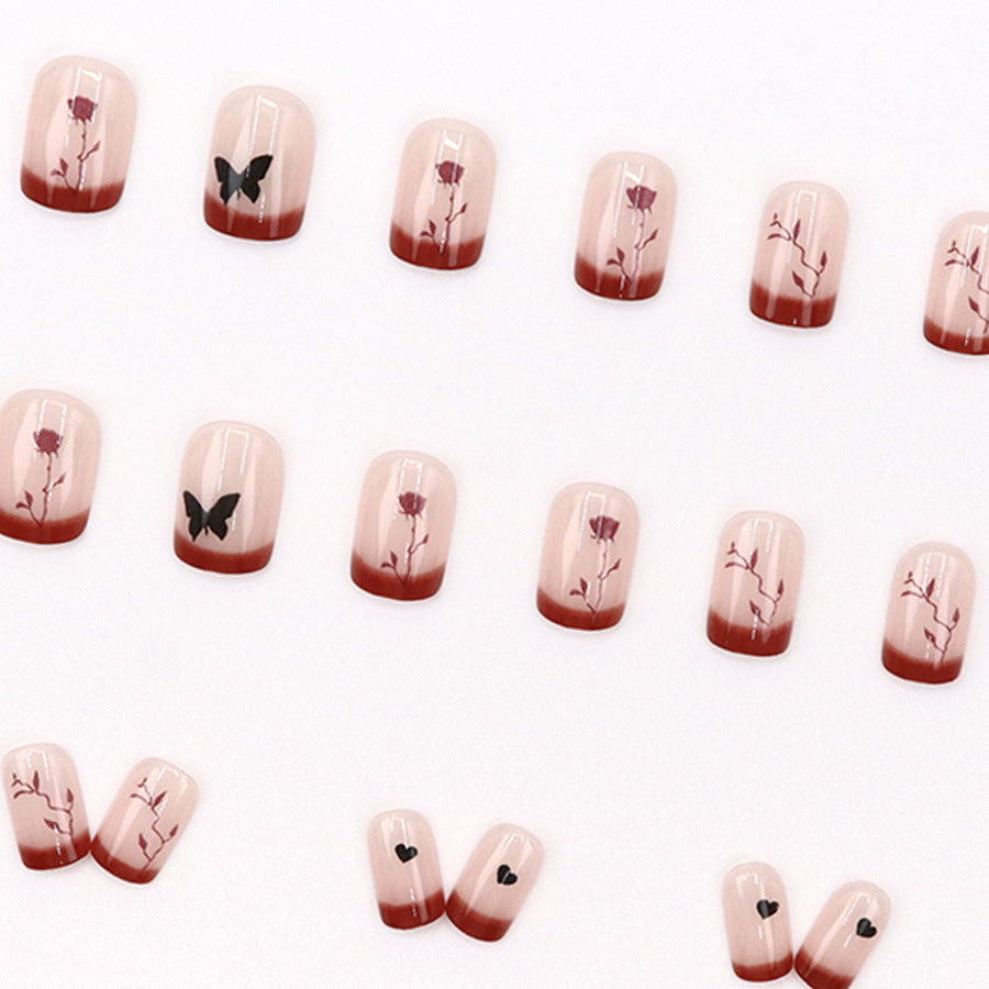 Elegant Minimalist Press-On Nail Set (24pcs) (DESIGN 7661)