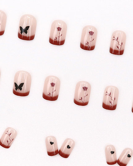 Elegant Minimalist Press-On Nail Set (24pcs) (DESIGN 7661)