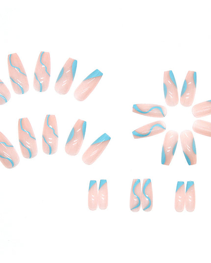 Elegant Minimalist Press-On Nail Set (24pcs) (DESIGN 7318)