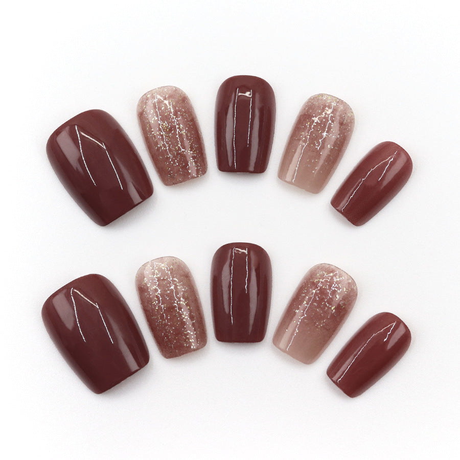 Elegant Minimalist Press-On Nail Set (24pcs) (DESIGN 7529)