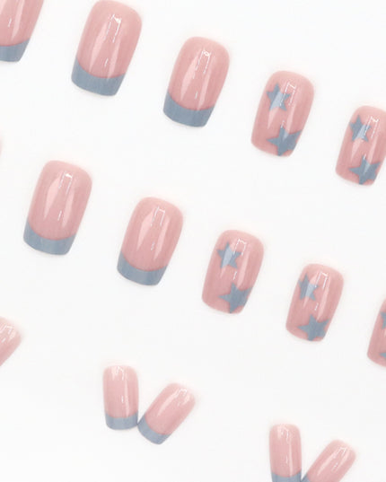 Elegant Minimalist Press-On Nail Set (24pcs) (DESIGN 7580)