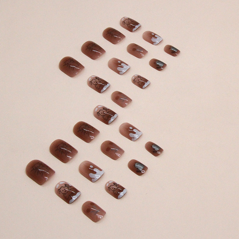 Elegant Minimalist Press-On Nail Set (24pcs) (DESIGN 7461)