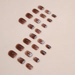 Elegant Minimalist Press-On Nail Set (24pcs) (DESIGN 7461)