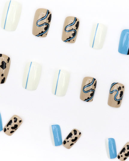 Elegant Minimalist Press-On Nail Set (24pcs) (DESIGN 7593)