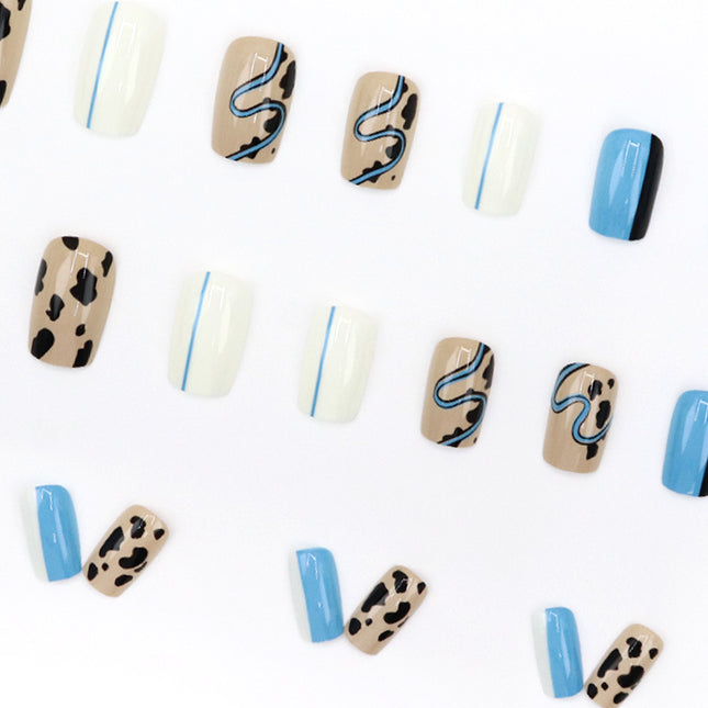 Elegant Minimalist Press-On Nail Set (24pcs) (DESIGN 7593)