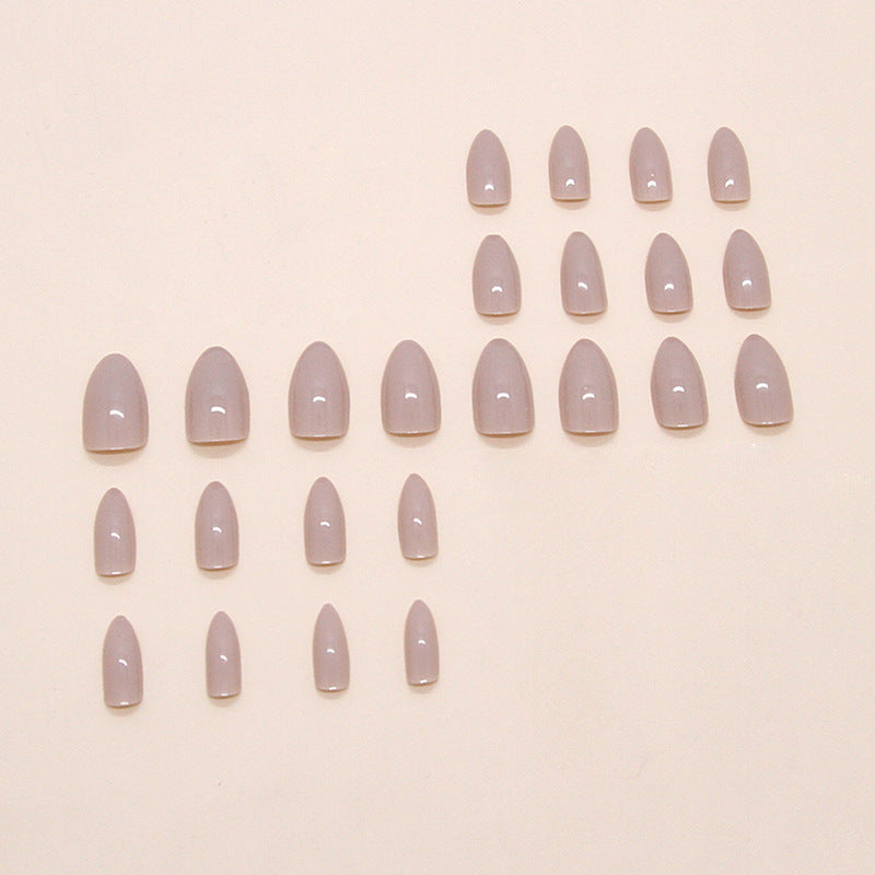 Elegant Minimalist Press-On Nail Set (24pcs) (DESIGN 7427)