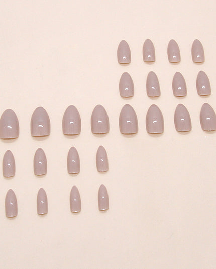 Elegant Minimalist Press-On Nail Set (24pcs) (DESIGN 7427)