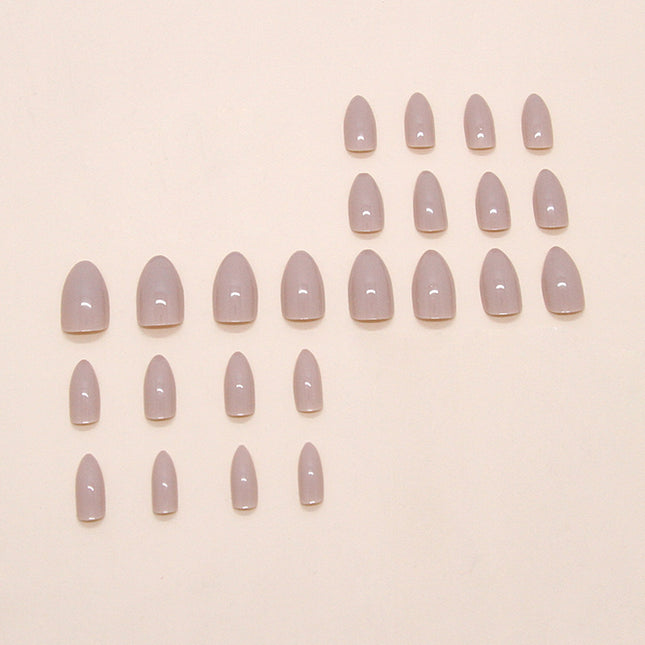 Elegant Minimalist Press-On Nail Set (24pcs) (DESIGN 7427)