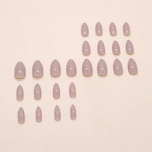 Elegant Minimalist Press-On Nail Set (24pcs) (DESIGN 7427)