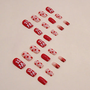 Elegant Minimalist Press-On Nail Set (24pcs) (DESIGN 7438)