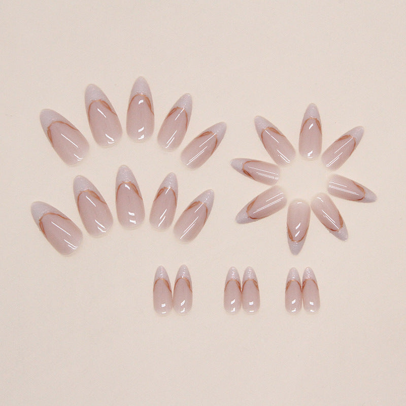 Elegant Minimalist Press-On Nail Set (24pcs) (DESIGN 7428)