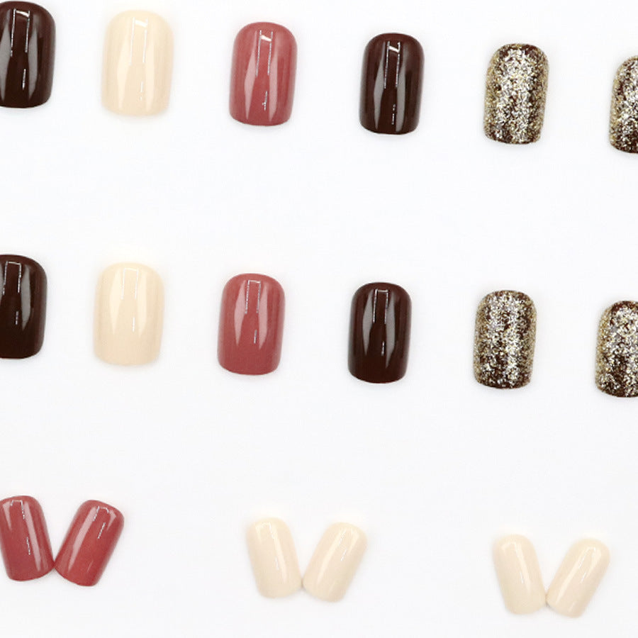 Elegant Minimalist Press-On Nail Set (24pcs) (DESIGN 7552)