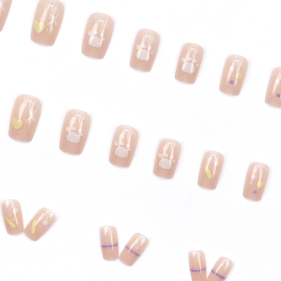 Elegant Minimalist Press-On Nail Set (24pcs) (DESIGN 7637)