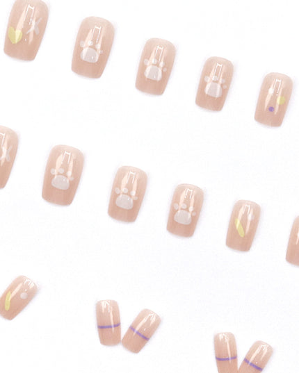 Elegant Minimalist Press-On Nail Set (24pcs) (DESIGN 7637)