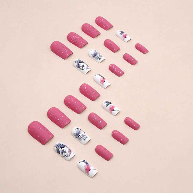 Elegant Minimalist Press-On Nail Set (24pcs) (DESIGN 7481)