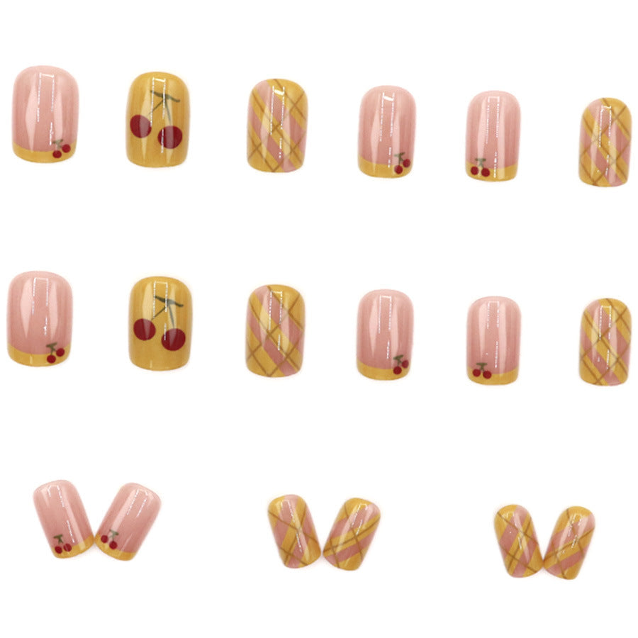 Elegant Minimalist Press-On Nail Set (24pcs) (DESIGN 7521)