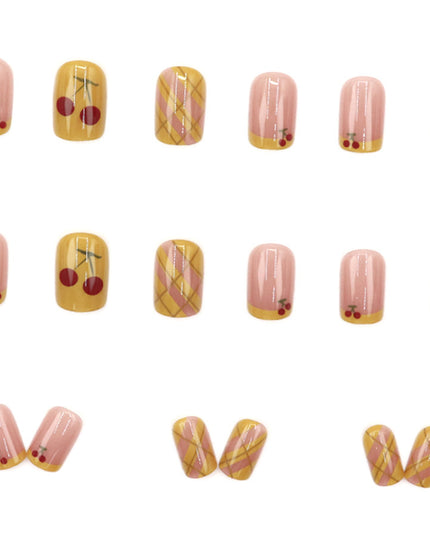 Elegant Minimalist Press-On Nail Set (24pcs) (DESIGN 7521)
