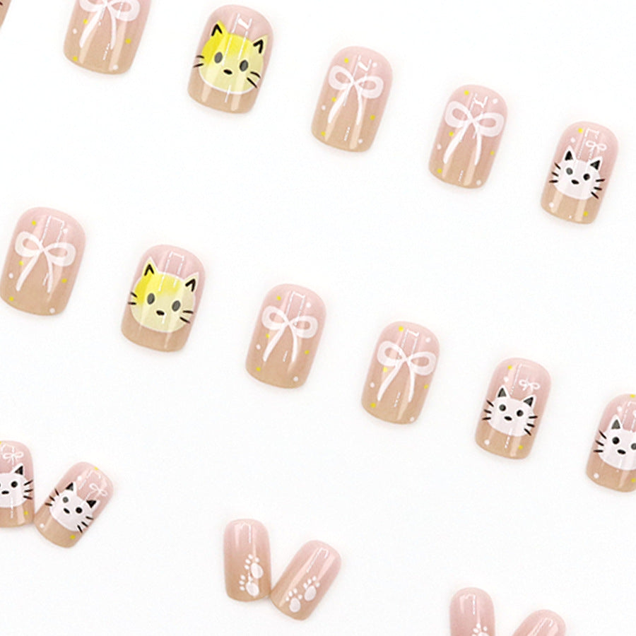 Elegant Minimalist Press-On Nail Set (24pcs) (DESIGN 7602)