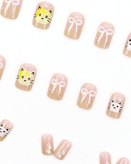 Elegant Minimalist Press-On Nail Set (24pcs) (DESIGN 7602)