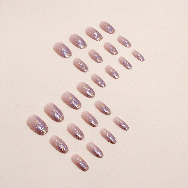 Elegant Minimalist Press-On Nail Set (24pcs) (DESIGN 7384)