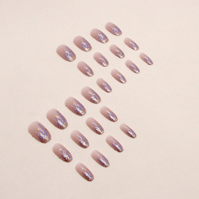 Elegant Minimalist Press-On Nail Set (24pcs) (DESIGN 7384)