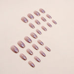 Elegant Minimalist Press-On Nail Set (24pcs) (DESIGN 7384)