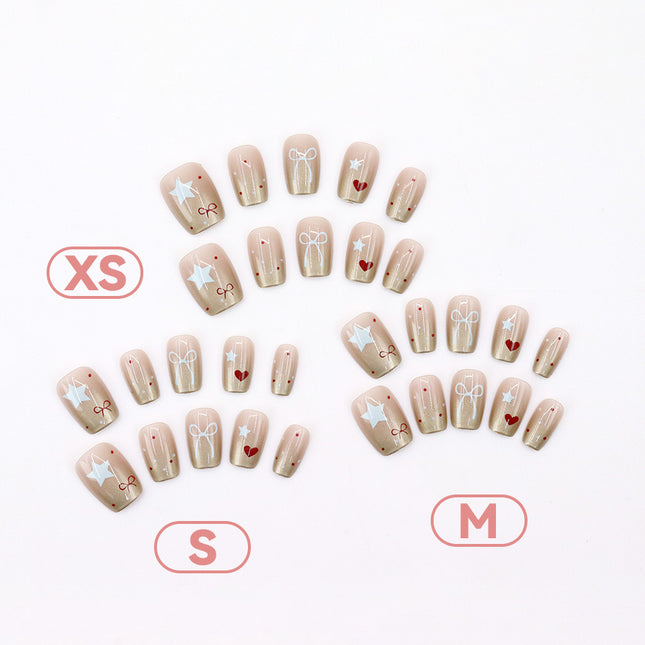 Elegant Minimalist Press-On Nail Set (24pcs) (DESIGN 7505)