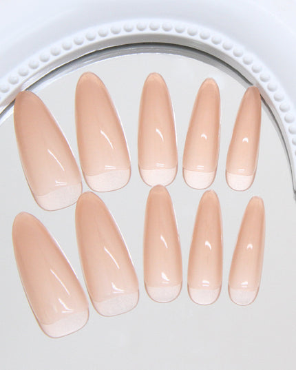 Elegant Minimalist Press-On Nail Set (24pcs) (DESIGN 7306)