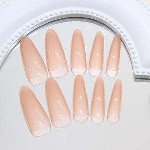 Elegant Minimalist Press-On Nail Set (24pcs) (DESIGN 7306)
