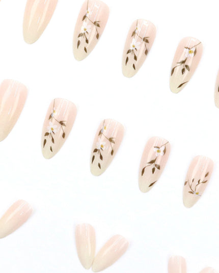 Elegant Minimalist Press-On Nail Set (24pcs) (DESIGN 7608)