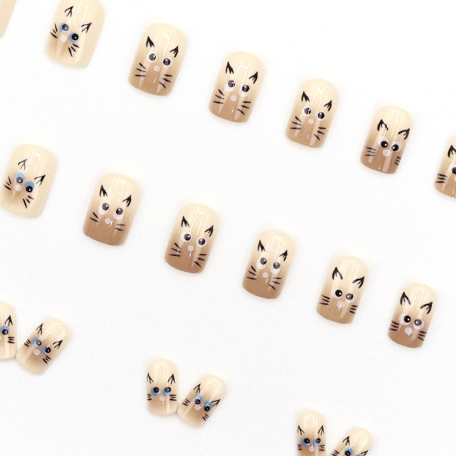 Elegant Minimalist Press-On Nail Set (24pcs) (DESIGN 7596)