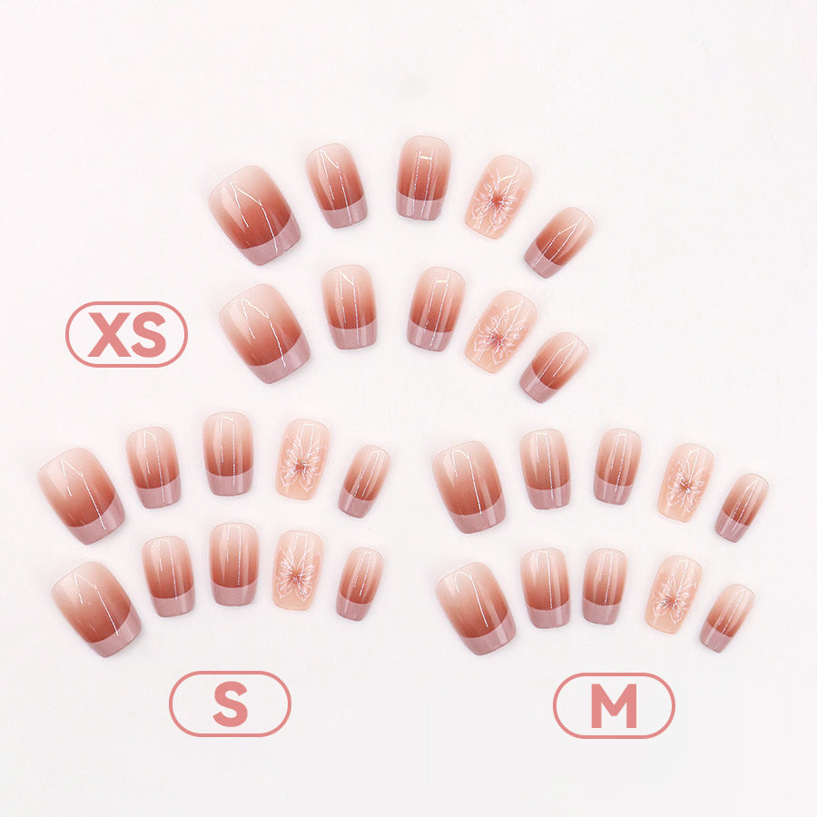 Elegant Minimalist Press-On Nail Set (24pcs) (DESIGN 7507)