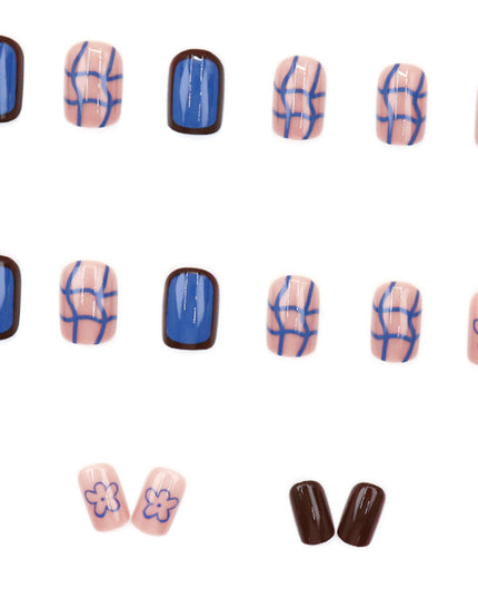 Elegant Minimalist Press-On Nail Set (24pcs) (DESIGN 7546)
