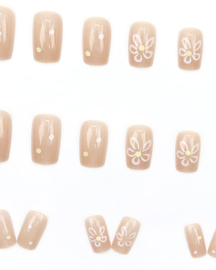 Elegant Minimalist Press-On Nail Set (24pcs) (DESIGN 7516)