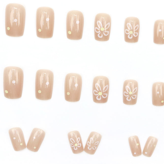 Elegant Minimalist Press-On Nail Set (24pcs) (DESIGN 7516)
