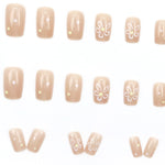 Elegant Minimalist Press-On Nail Set (24pcs) (DESIGN 7516)