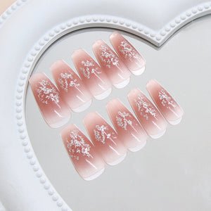 Elegant Minimalist Press-On Nail Set (24pcs) (DESIGN 7358)