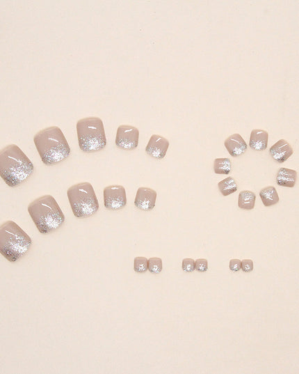 Elegant Minimalist Press-On Nail Set (24pcs) (DESIGN 7501)
