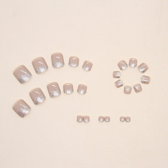 Elegant Minimalist Press-On Nail Set (24pcs) (DESIGN 7501)