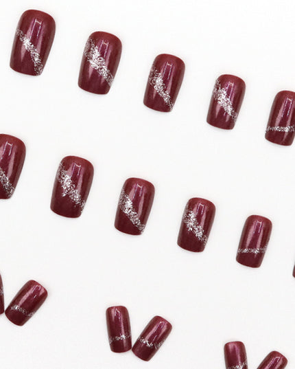 Elegant Minimalist Press-On Nail Set (24pcs) (DESIGN 7604)