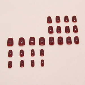 Elegant Minimalist Press-On Nail Set (24pcs) (DESIGN 7470)