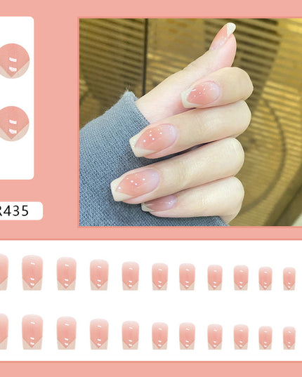 Elegant Minimalist Press-On Nail Set (24pcs) (DESIGN 7411)