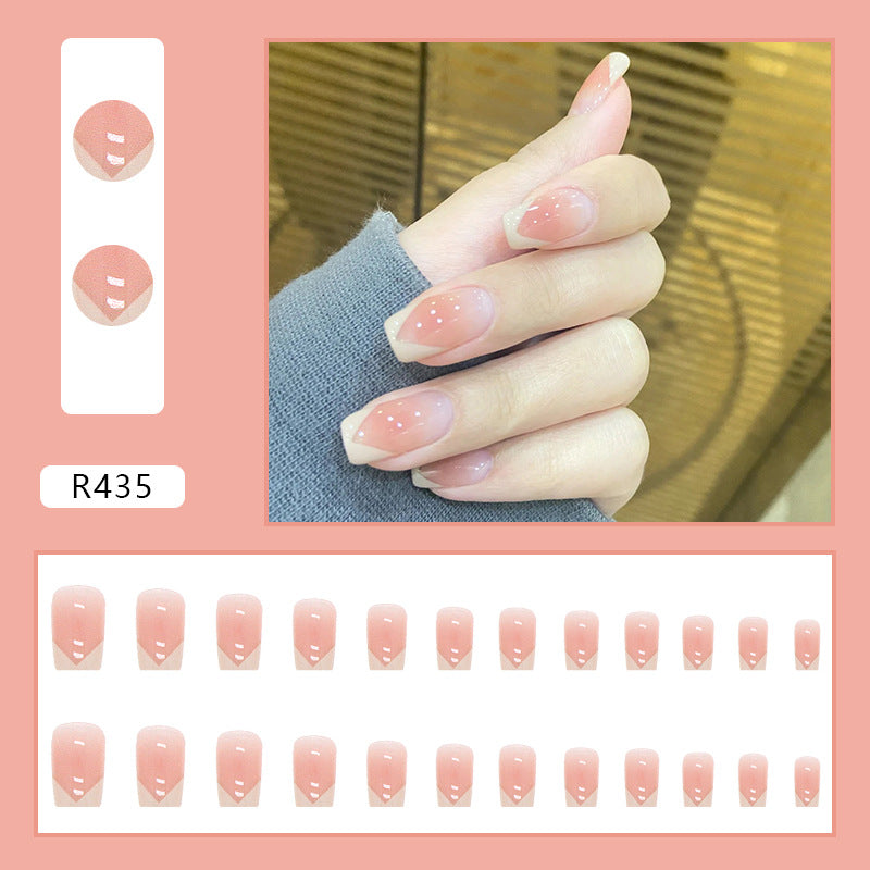 Elegant Minimalist Press-On Nail Set (24pcs) (DESIGN 7411)