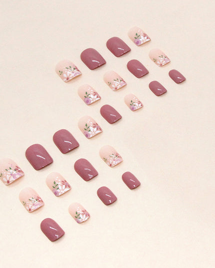 Elegant Minimalist Press-On Nail Set (24pcs) (DESIGN 7441)
