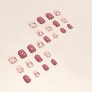 Elegant Minimalist Press-On Nail Set (24pcs) (DESIGN 7441)